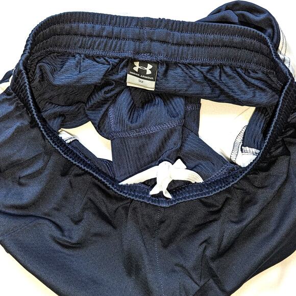 Under Armour Men's Lacrosse Shorts Small Blue New Heatgear Gym Workout Sports - Picture 4 of 4